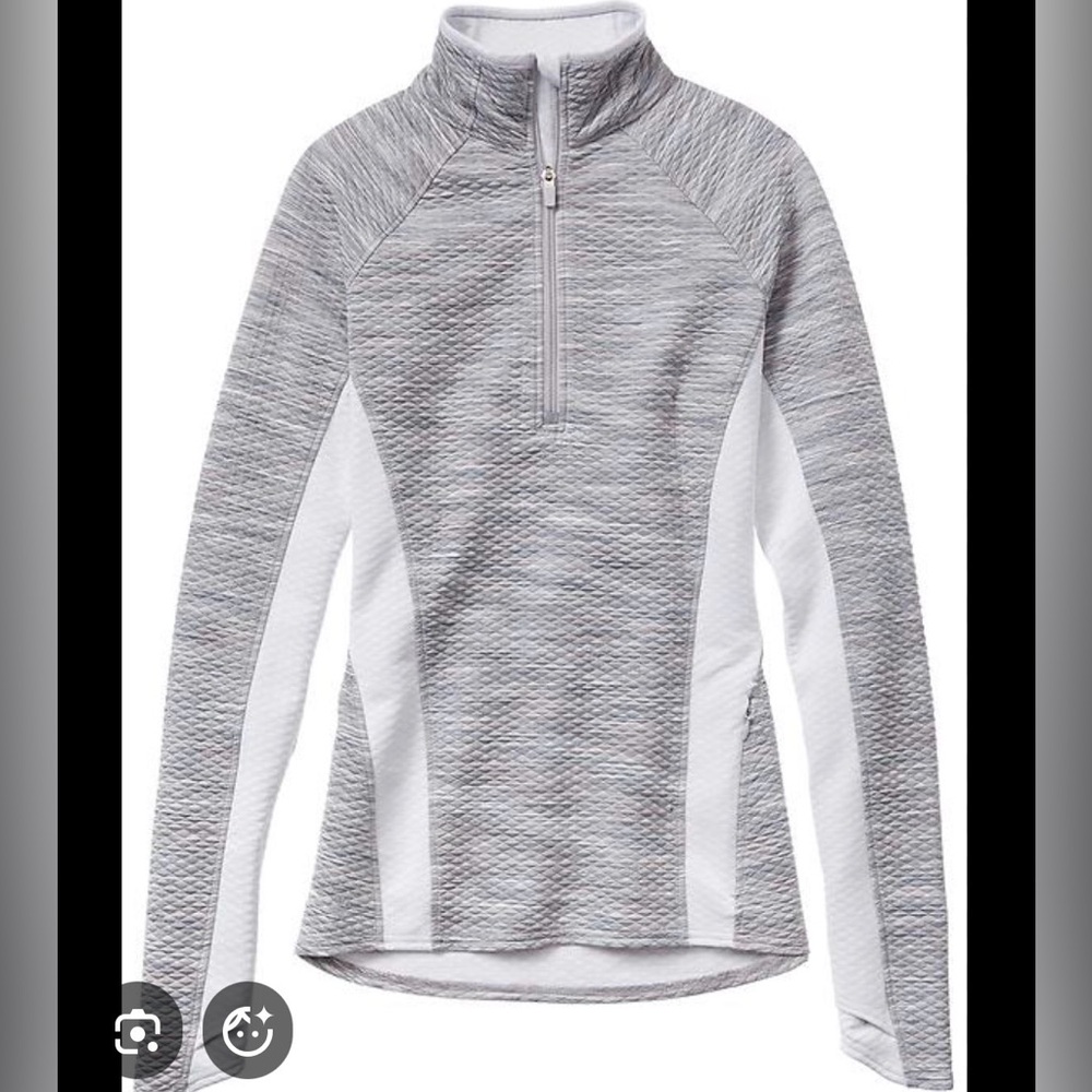 New Athleta XXS Snowscape Half-Zip